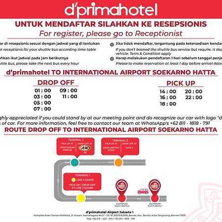 D'Primahotel Airport Jakarta 1 Tangerang Exterior photo